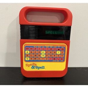 Classic Speak & Spell Kahootz 09624 Electronic Learning‎ Speech Game Vtg WORKS